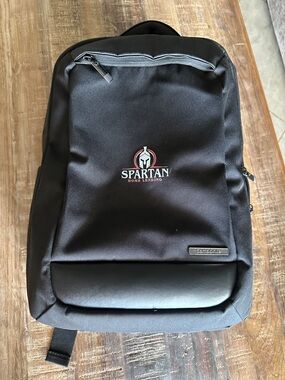 Samsonite Black Men's Spartan Logo Backpack